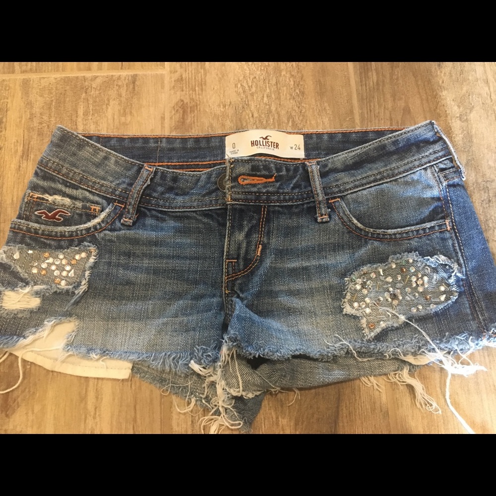 Holister jean shorts